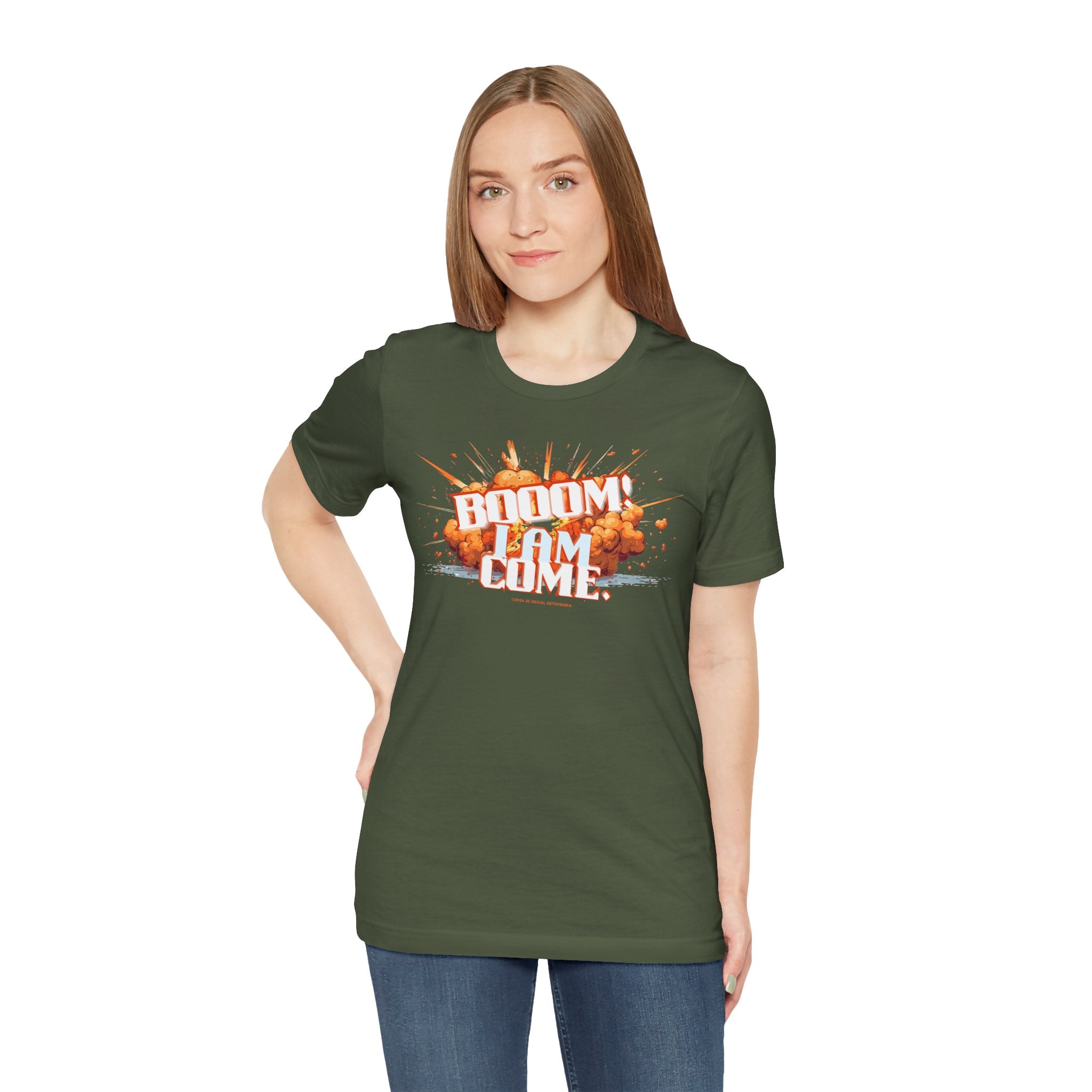BOOOM! I AM COME Unisex Jersey Short Sleeve Tee