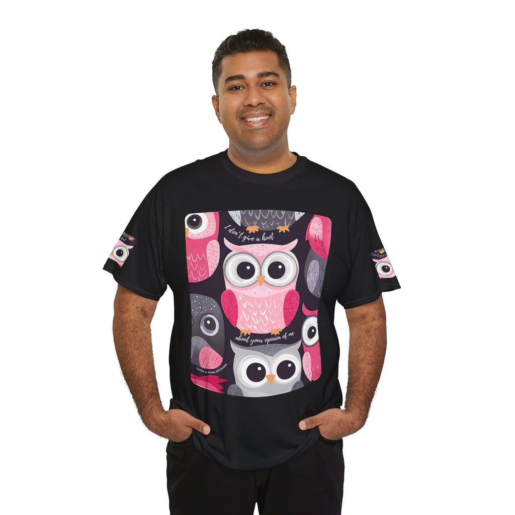 Don't Give A Hoot Unisex Heavy Cotton Tee