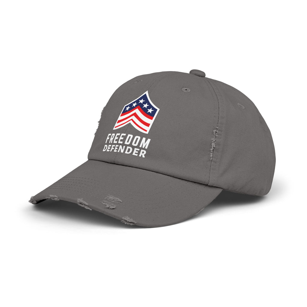 Freedom Defender Unisex Distressed Cap