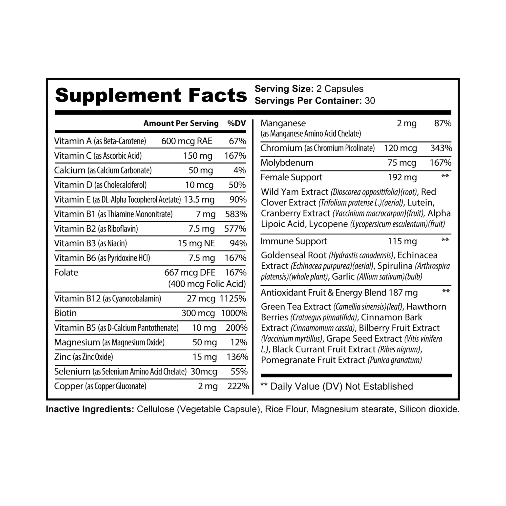 SETEPENRA Goodstuff Multivitamin for Women Supplement (60 Capsules) SETEPENRA Food Supplements.