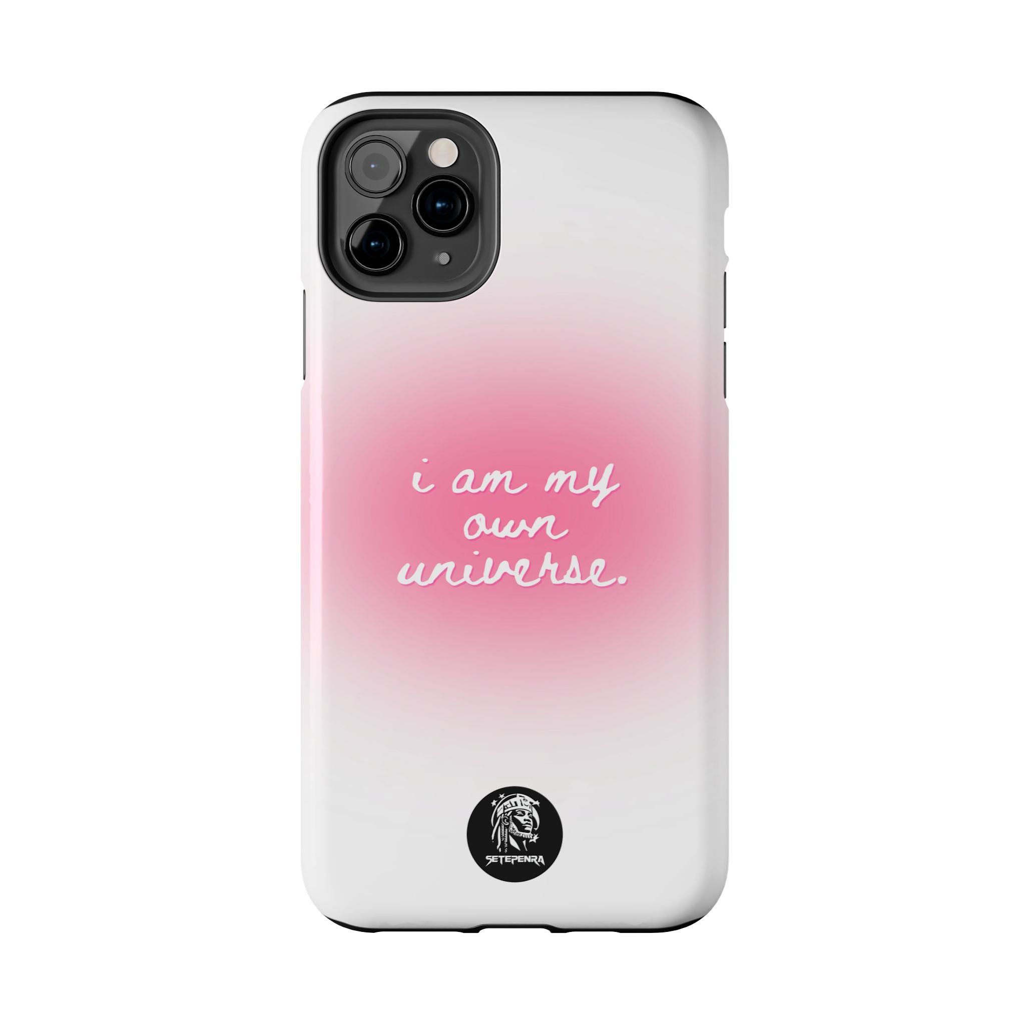 I Am My Own Universe Tough Phone Case (For iPhone, Galaxy & More) - White