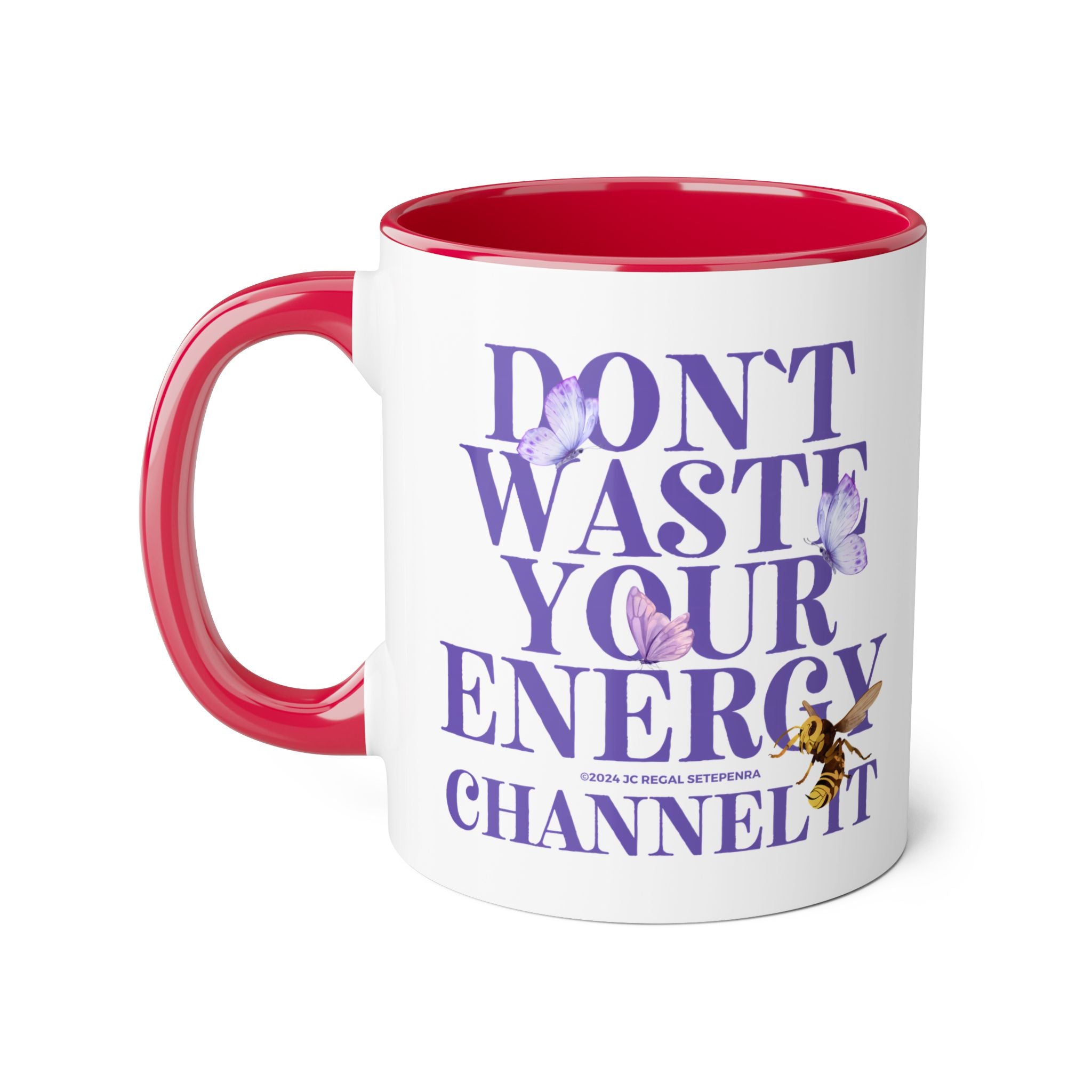 Channel It Accent Mug, 11oz (Various Colors)