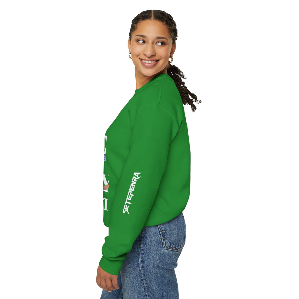 Channel It Unisex Heavy Blend™ Crewneck Sweatshirt (White Print)