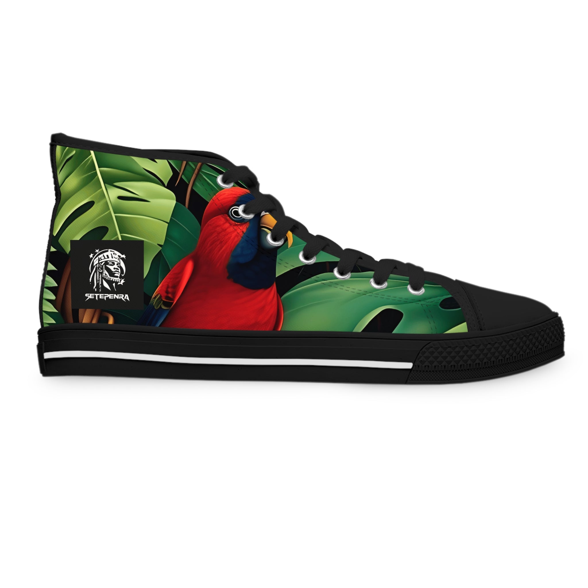 Tri-Parrot Women's High Top Sneakers SETEPENRA Shoes.