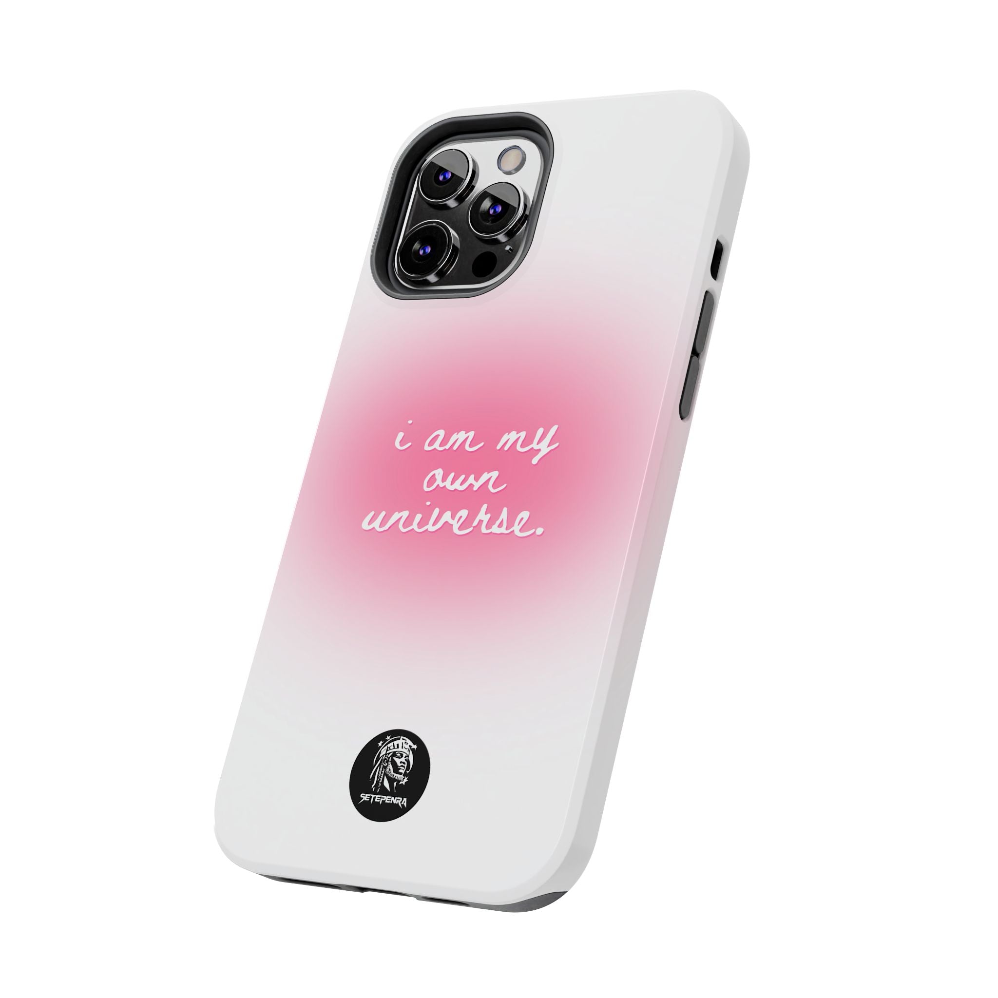 I Am My Own Universe Tough Phone Case (For iPhone, Galaxy & More) - White