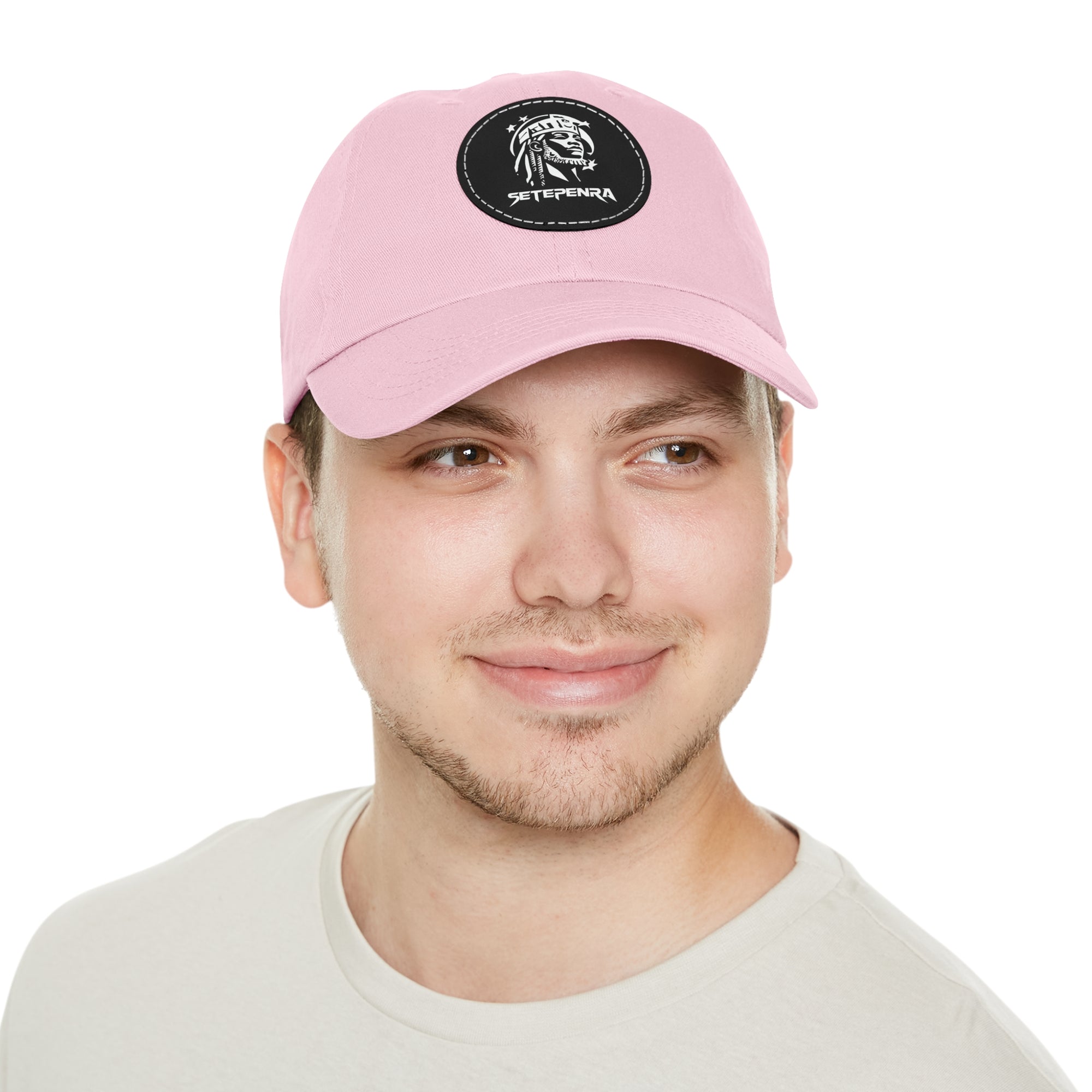 SETEPENRA Dad Hat with Leather Patch (Round)