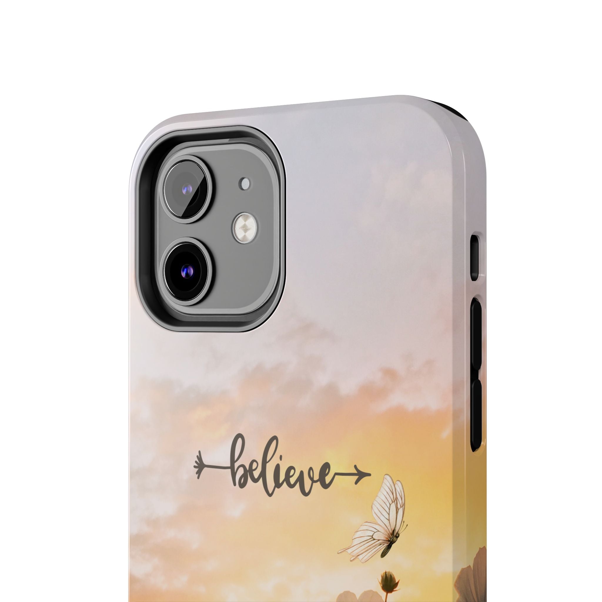 Believe Tough Phone Case (For iPhone, Galaxy & More) - Aesthetic Flower