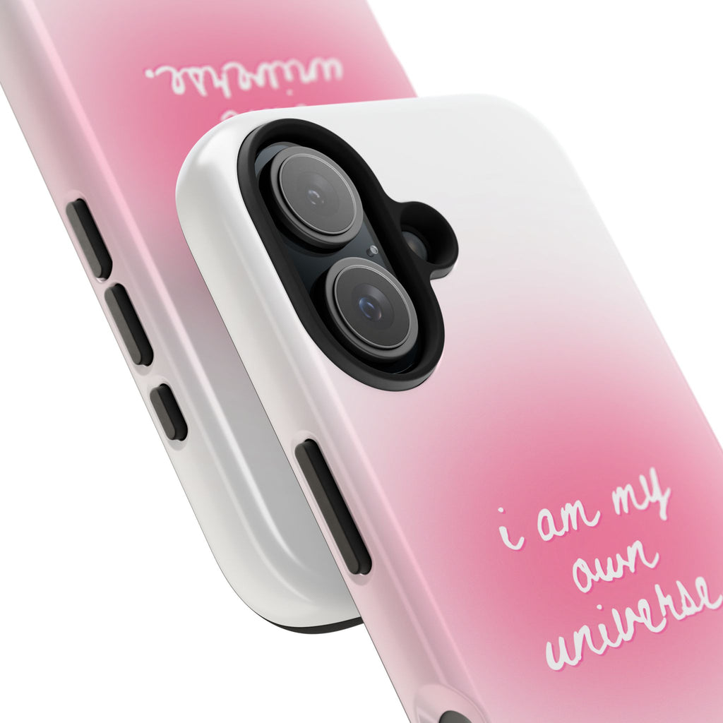 I Am My Own Universe Tough Phone Case (For iPhone, Galaxy & More) - White