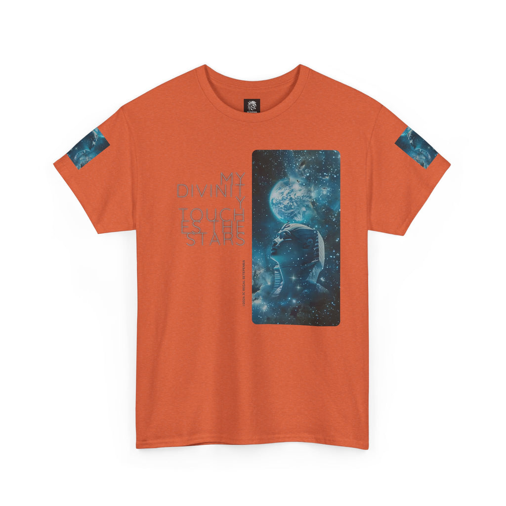 My Divinity Touches The Stars Unisex Heavy Cotton Tee SETEPENRA T-Shirt.
