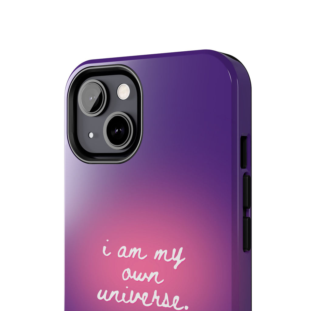 I Am My Own Universe Tough Phone Case (For iPhone, Galaxy & More) - Purple