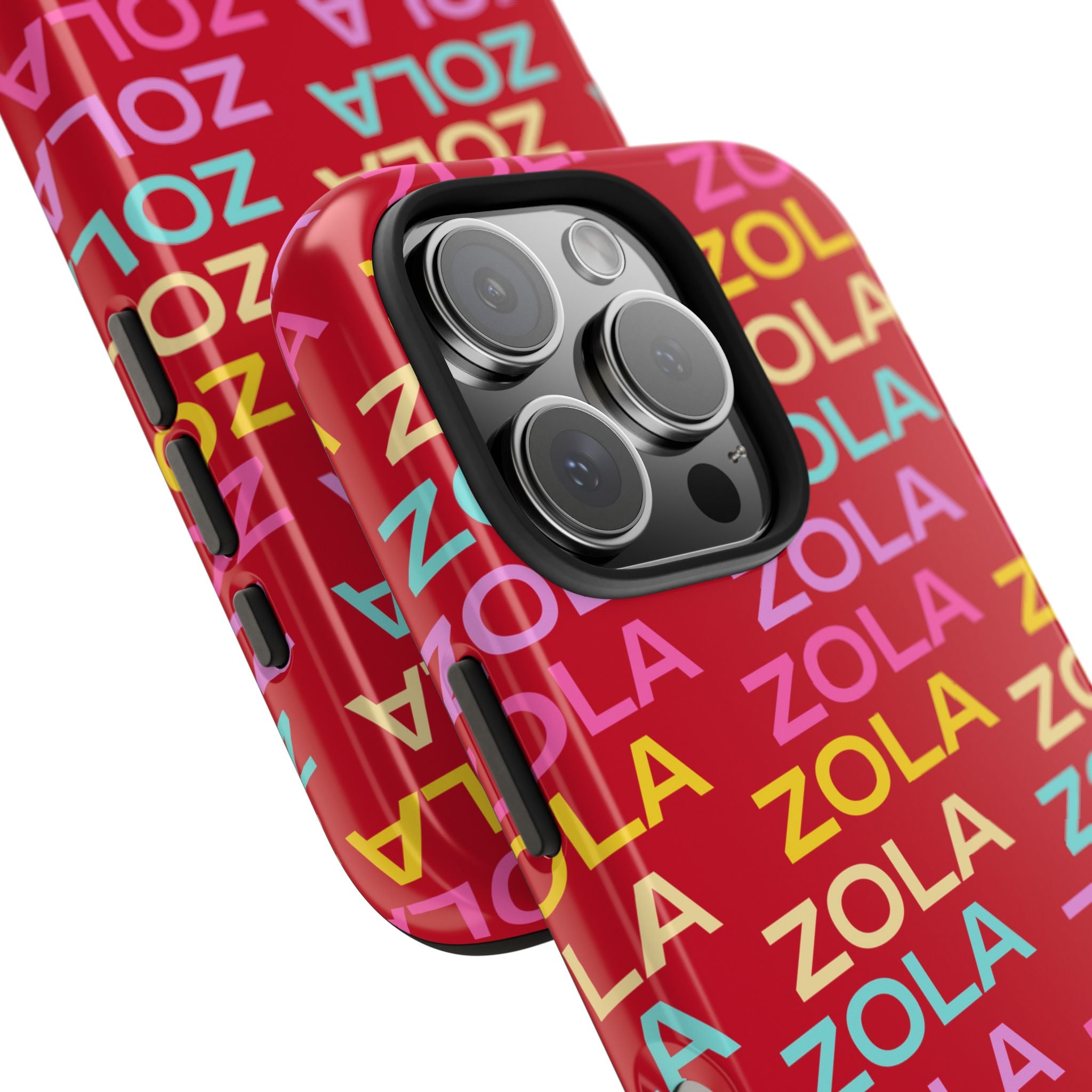 Zola Tough Phone Case (For iPhone, Galaxy & More) - Dark Red