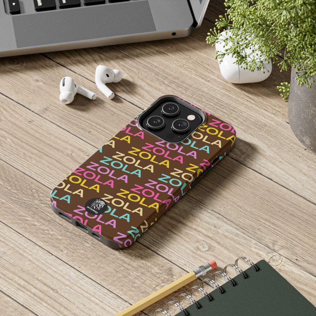 Zola Tough Phone Case (For iPhone, Galaxy & More) - Brown