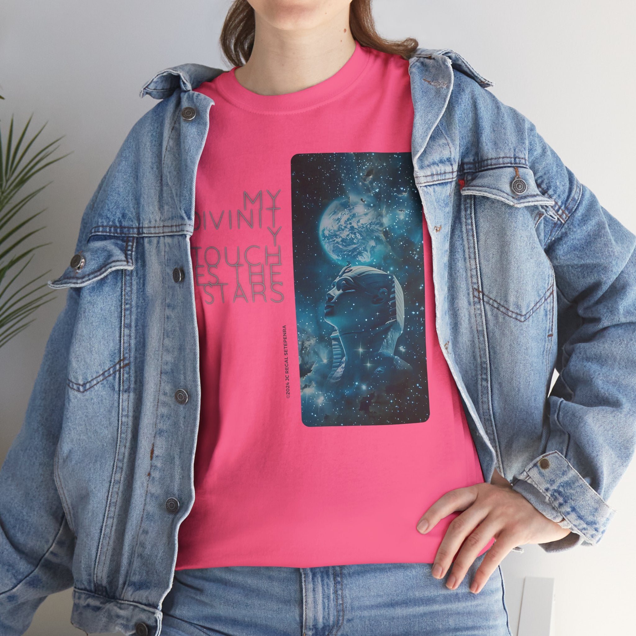 My Divinity Touches The Stars Unisex Heavy Cotton Tee