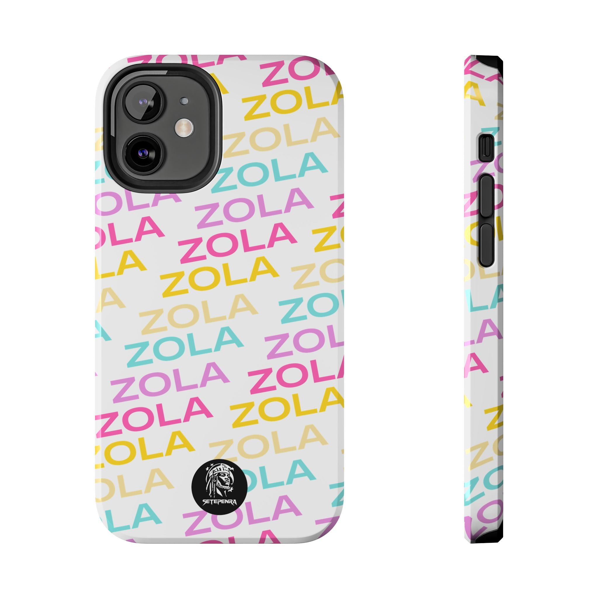 Zola Tough Phone Case (For iPhone, Galaxy & More) - White SETEPENRA Phone Case.