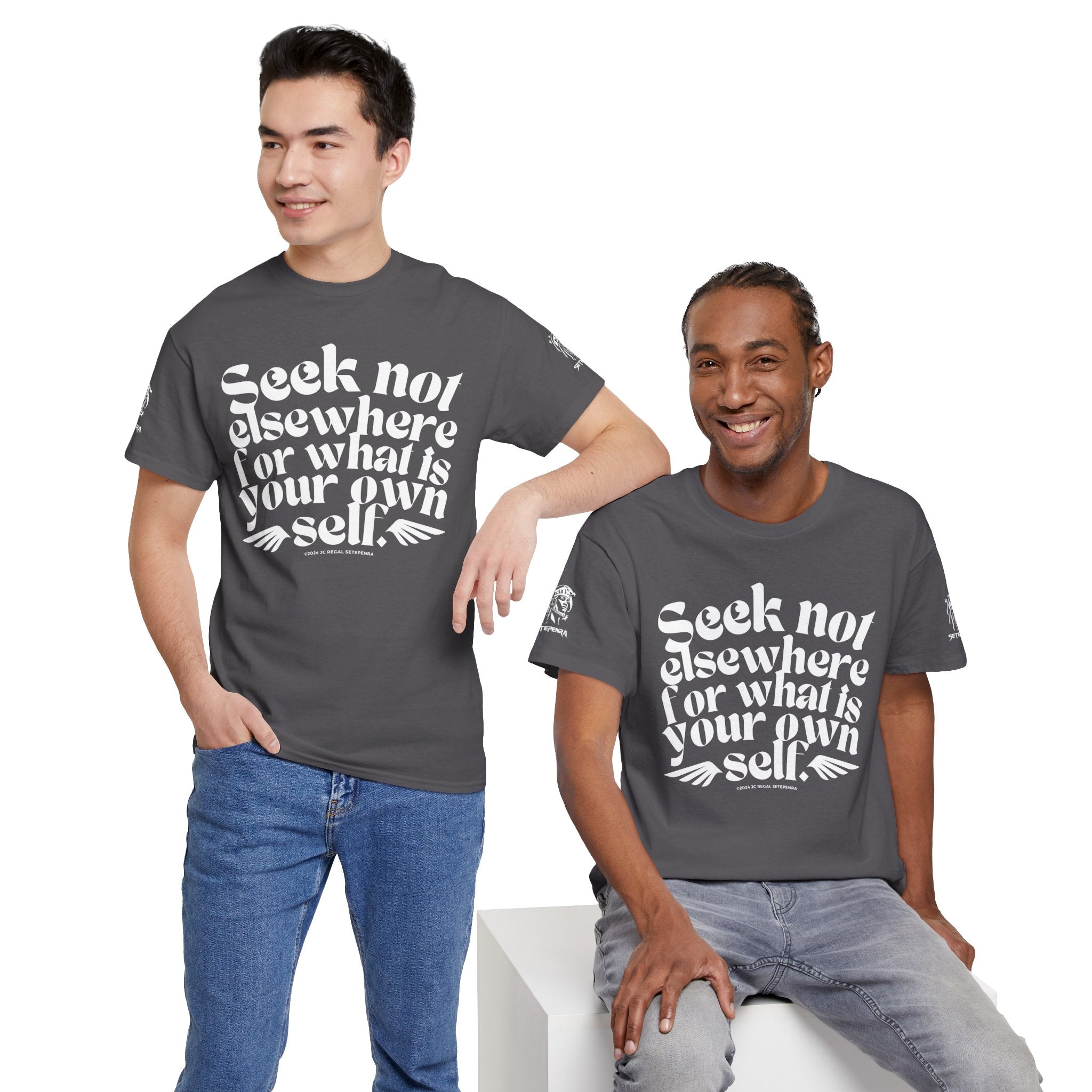 Seek Not Elsewhere Unisex Heavy Cotton Tee