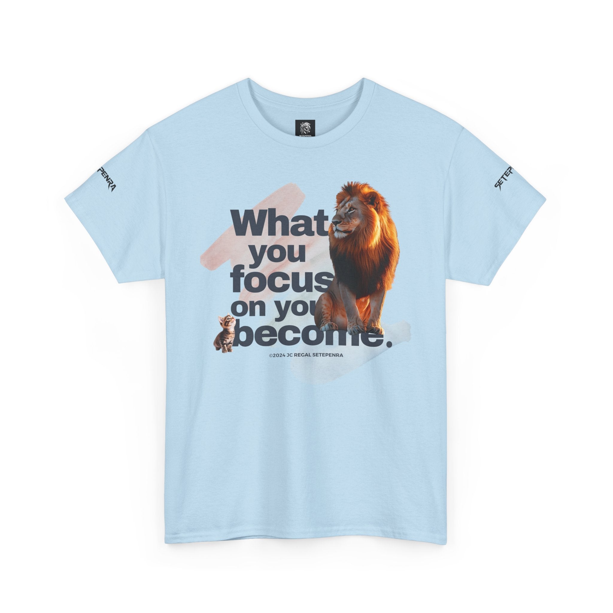 What You Focus On You Become Unisex Heavy Cotton Tee