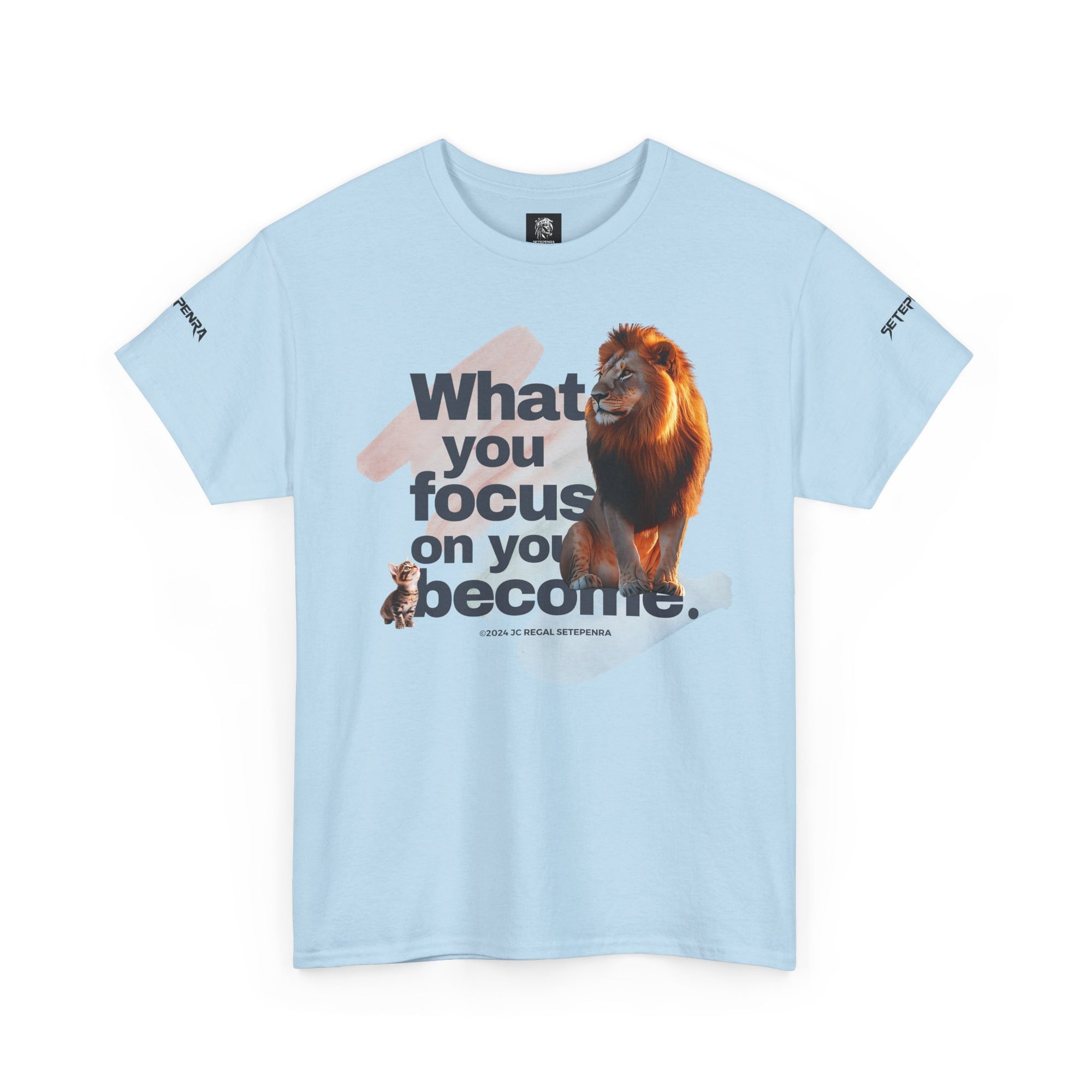 What You Focus On You Become Unisex Heavy Cotton Tee