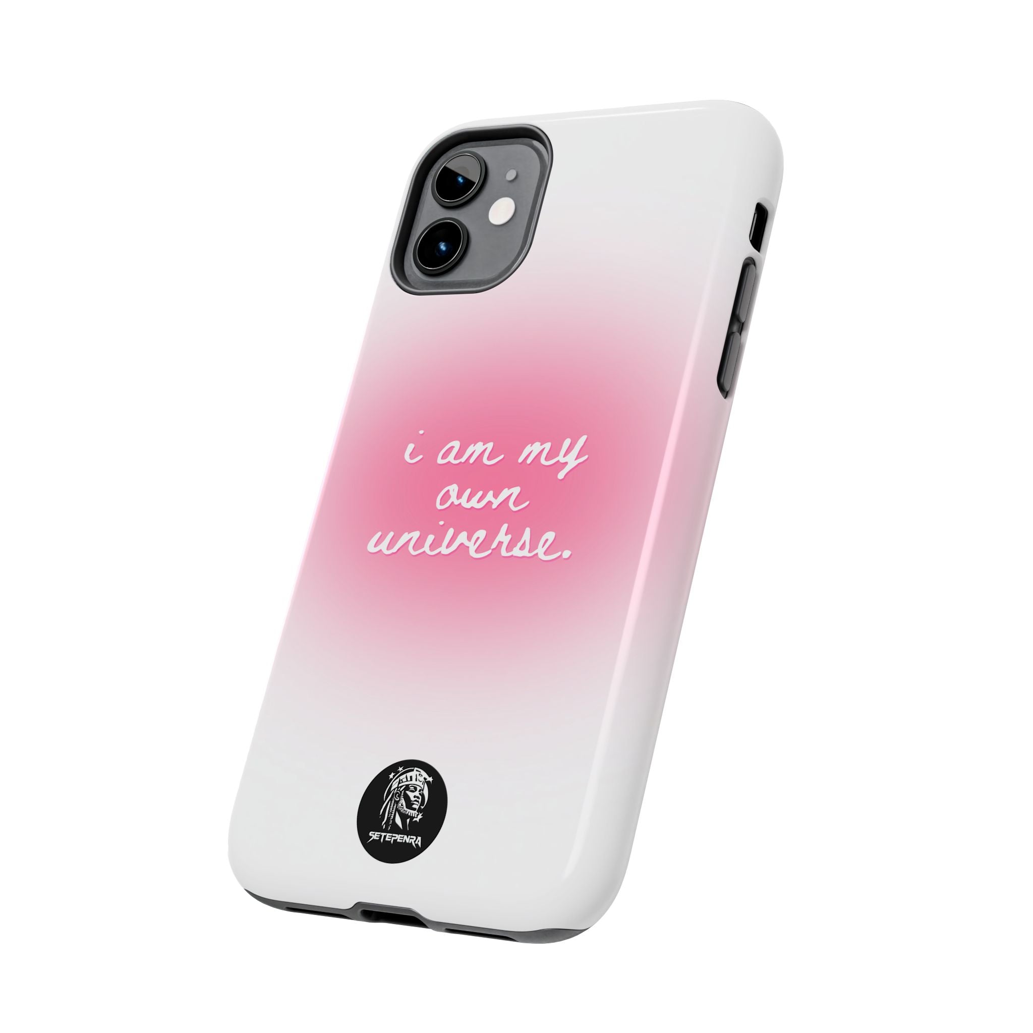 I Am My Own Universe Tough Phone Case (For iPhone, Galaxy & More) - White