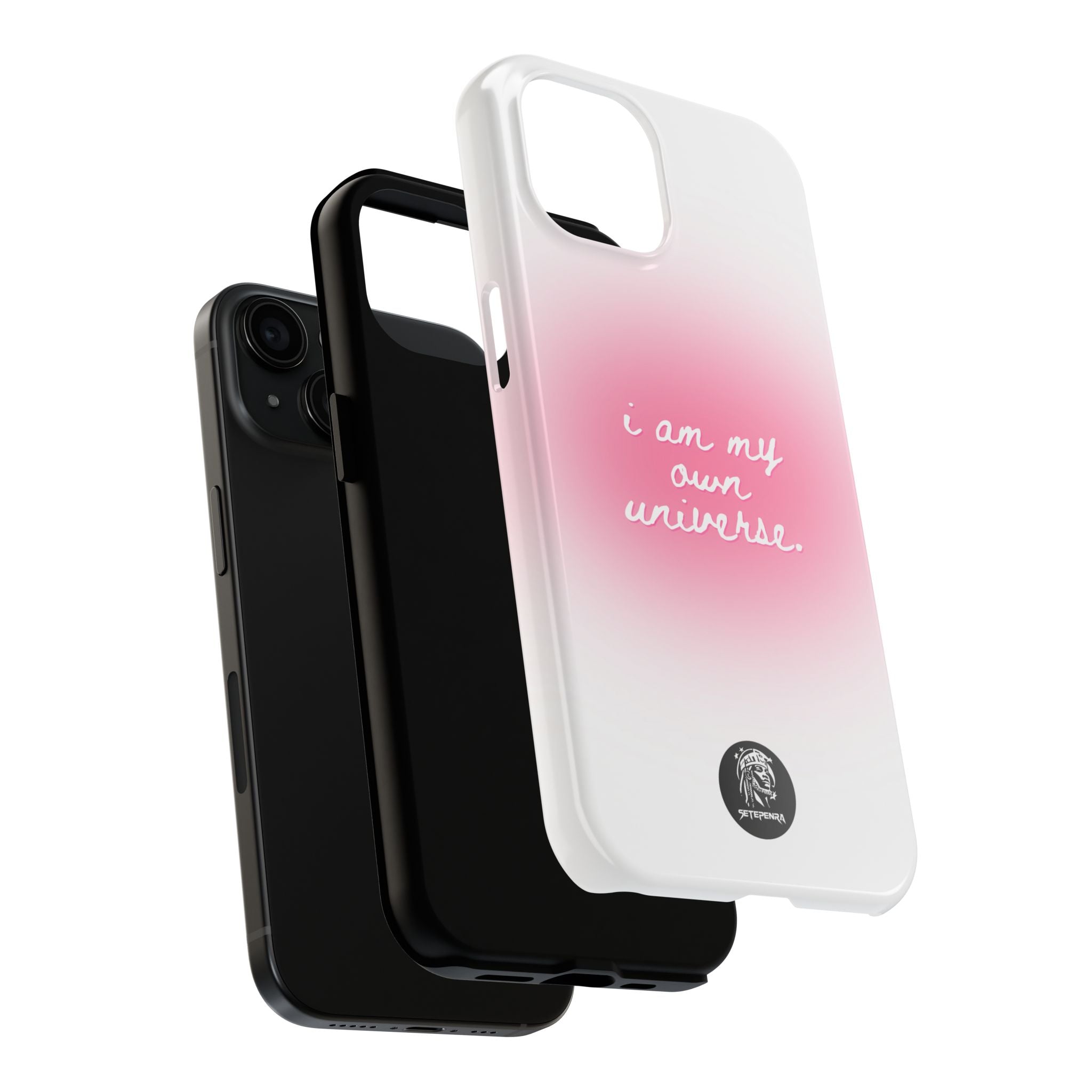 I Am My Own Universe Tough Phone Case (For iPhone, Galaxy & More) - White