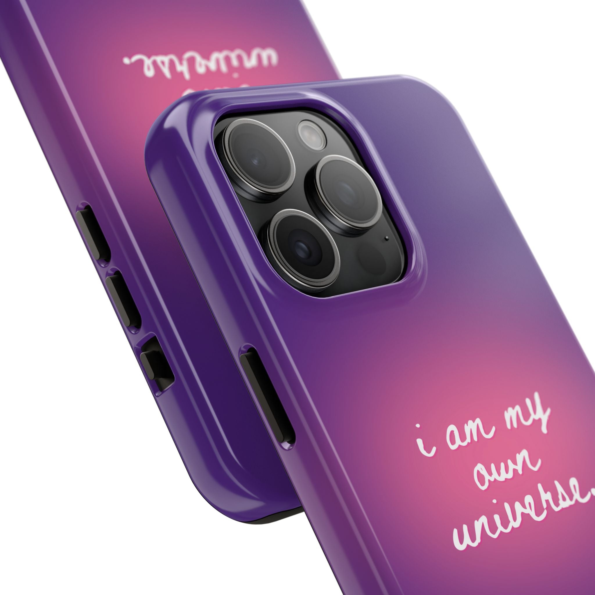 I Am My Own Universe Tough Phone Case (For iPhone, Galaxy & More) - Purple