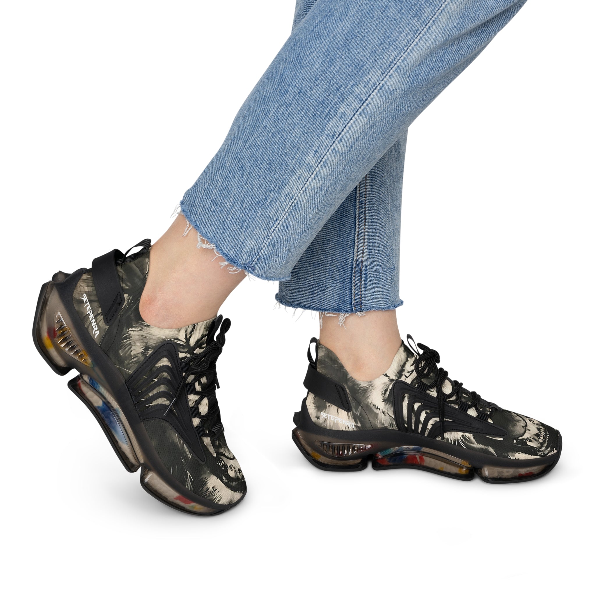 Primal Power Women's Mesh Sneakers - Lion SETEPENRA Shoes.