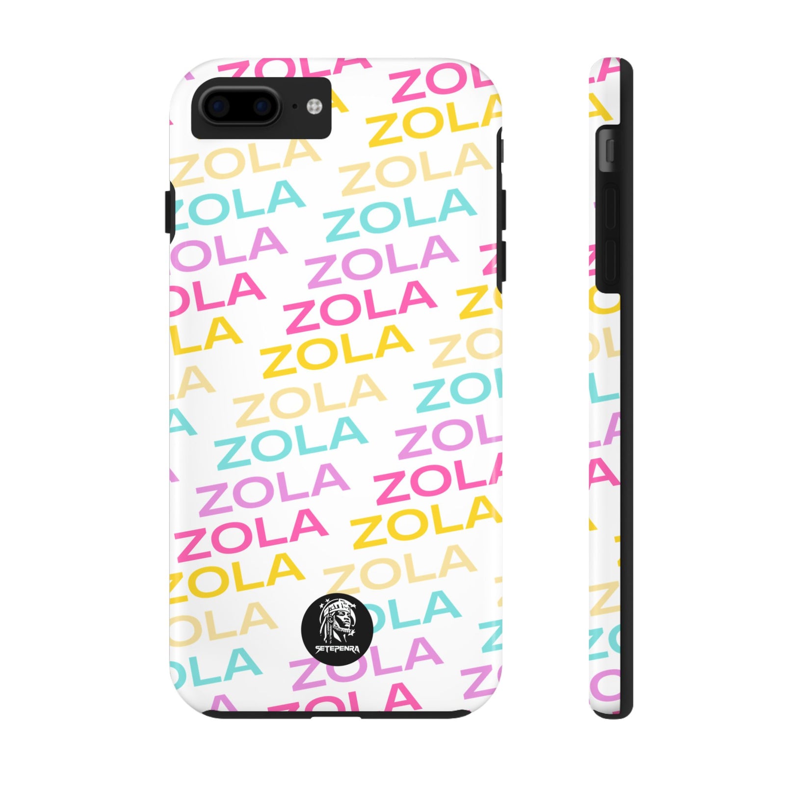 Zola Tough Phone Case (For iPhone, Galaxy & More) - White SETEPENRA Phone Case.