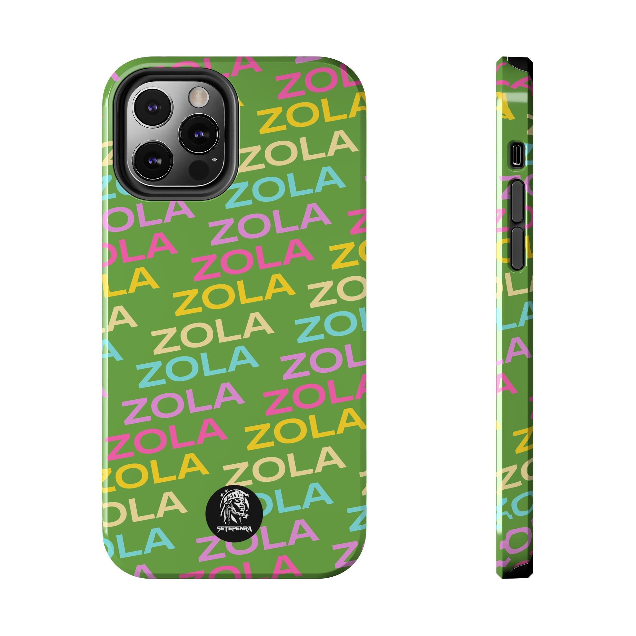 Zola Tough Phone Case (For iPhone, Galaxy & More) - Green SETEPENRA Phone Case.