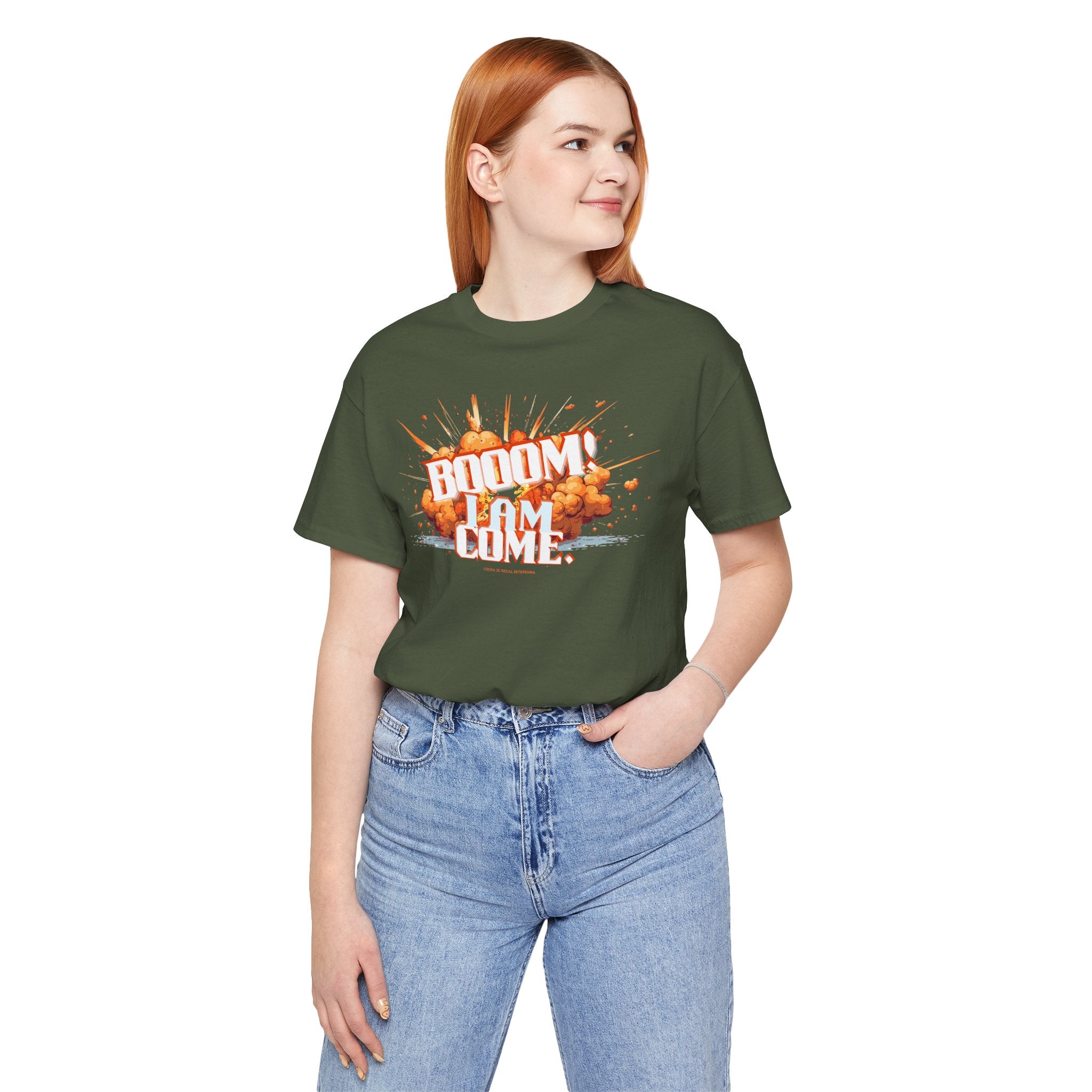 BOOOM! I AM COME Unisex Jersey Short Sleeve Tee