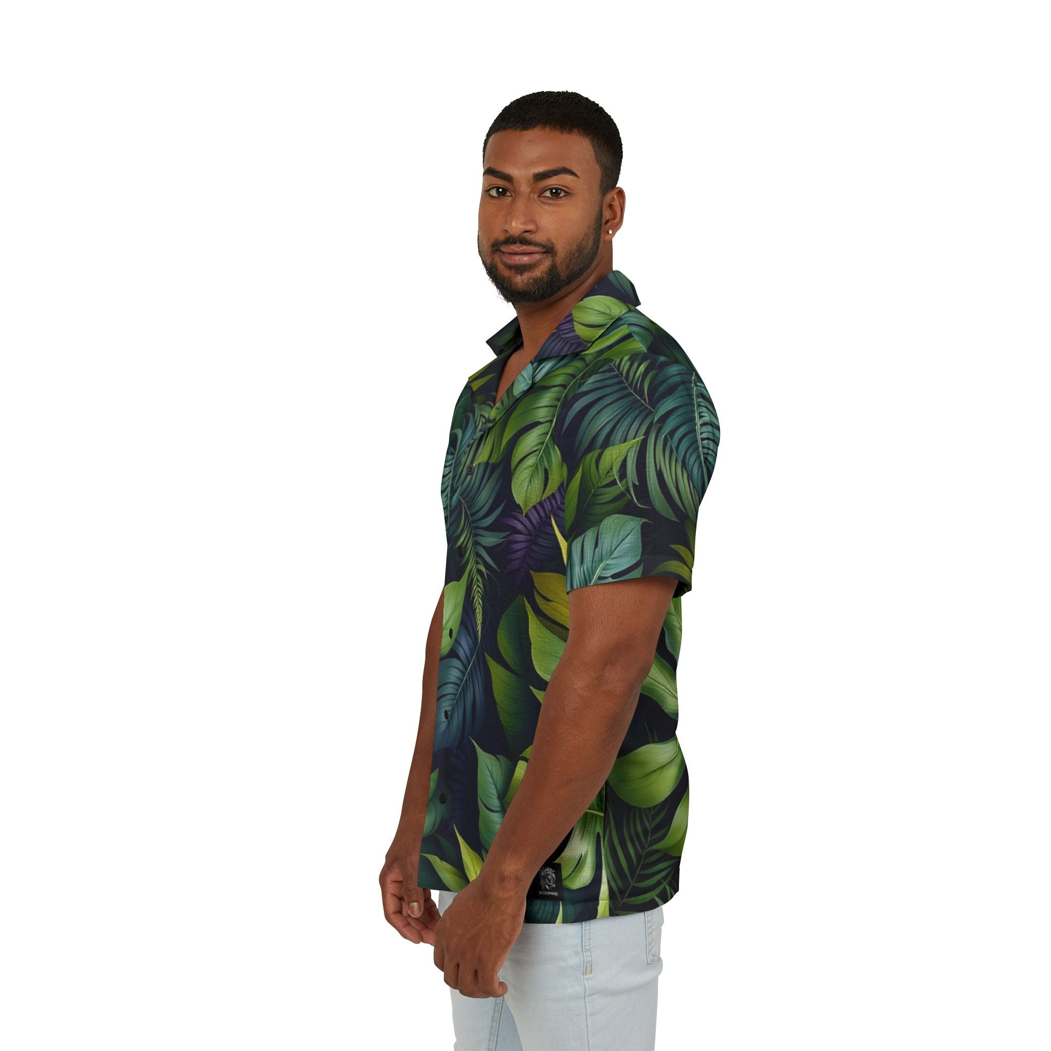 Royal Lush Men's Hawaiian Camp Shirt SETEPENRA All Over Prints.
