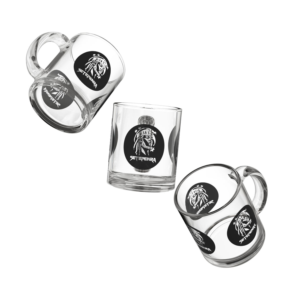 SETEPENRA Glass Mug, 10oz