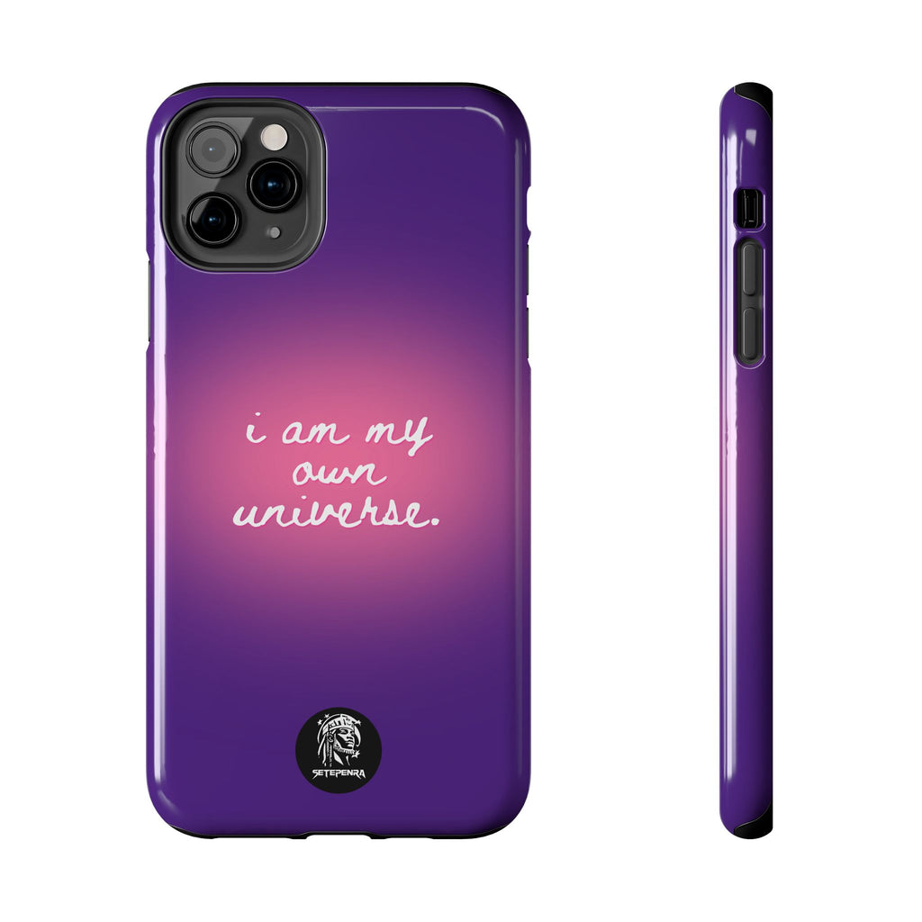 I Am My Own Universe Tough Phone Case (For iPhone, Galaxy & More) - Purple SETEPENRA Phone Case.
