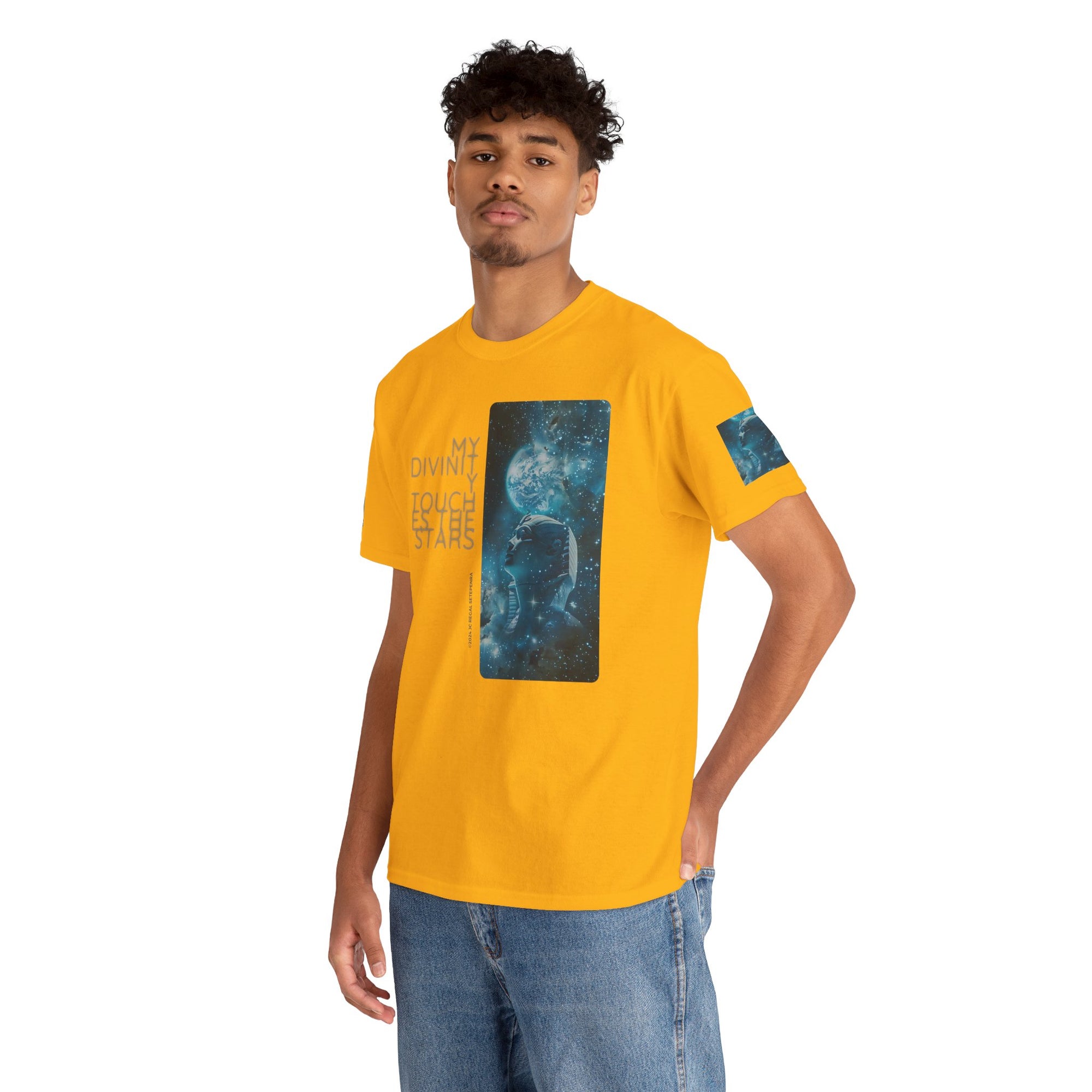 My Divinity Touches The Stars Unisex Heavy Cotton Tee