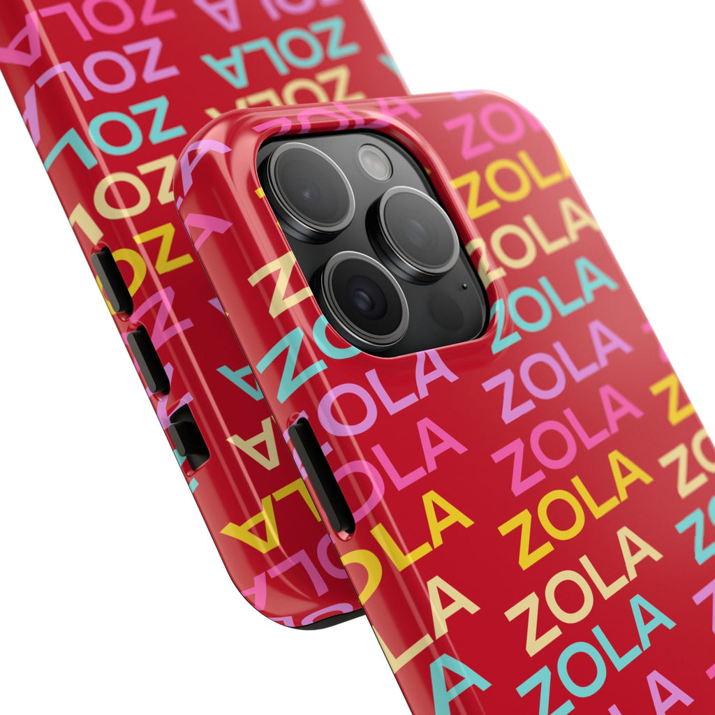 Zola Tough Phone Case (For iPhone, Galaxy & More) - Dark Red
