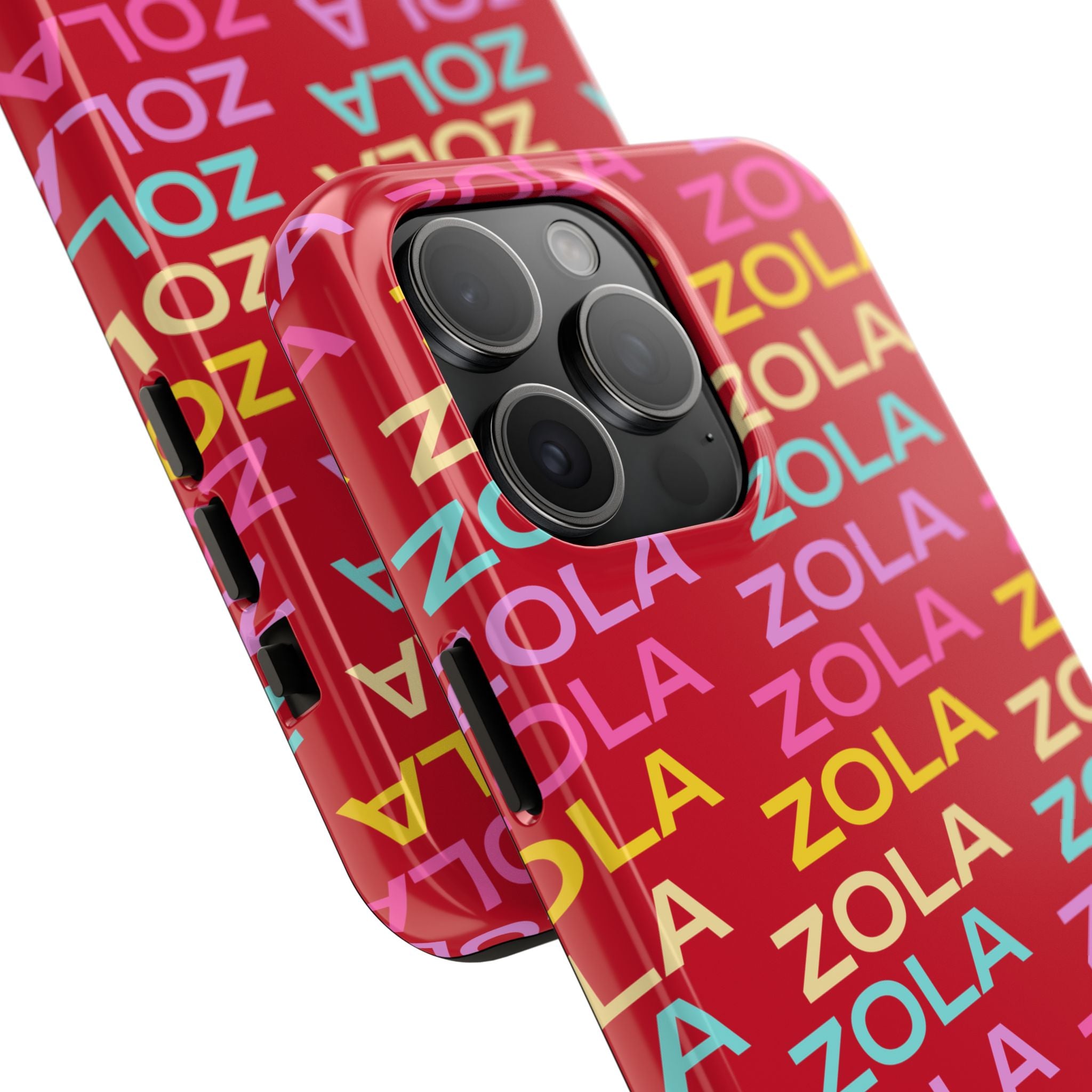 Zola Tough Phone Case (For iPhone, Galaxy & More) - Dark Red