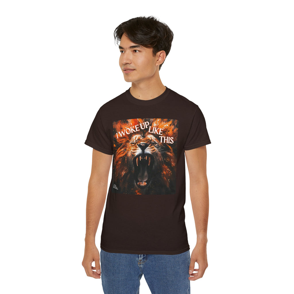 I Woke Up Like This (Roaring Edition 2) Unisex Ultra Cotton Tee