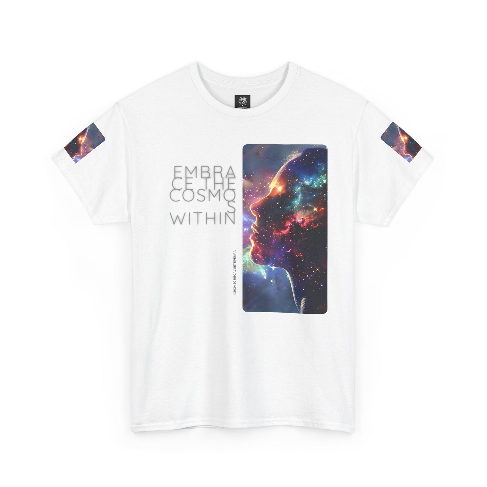 Embrace The Cosmos Within Unisex Heavy Cotton Tee