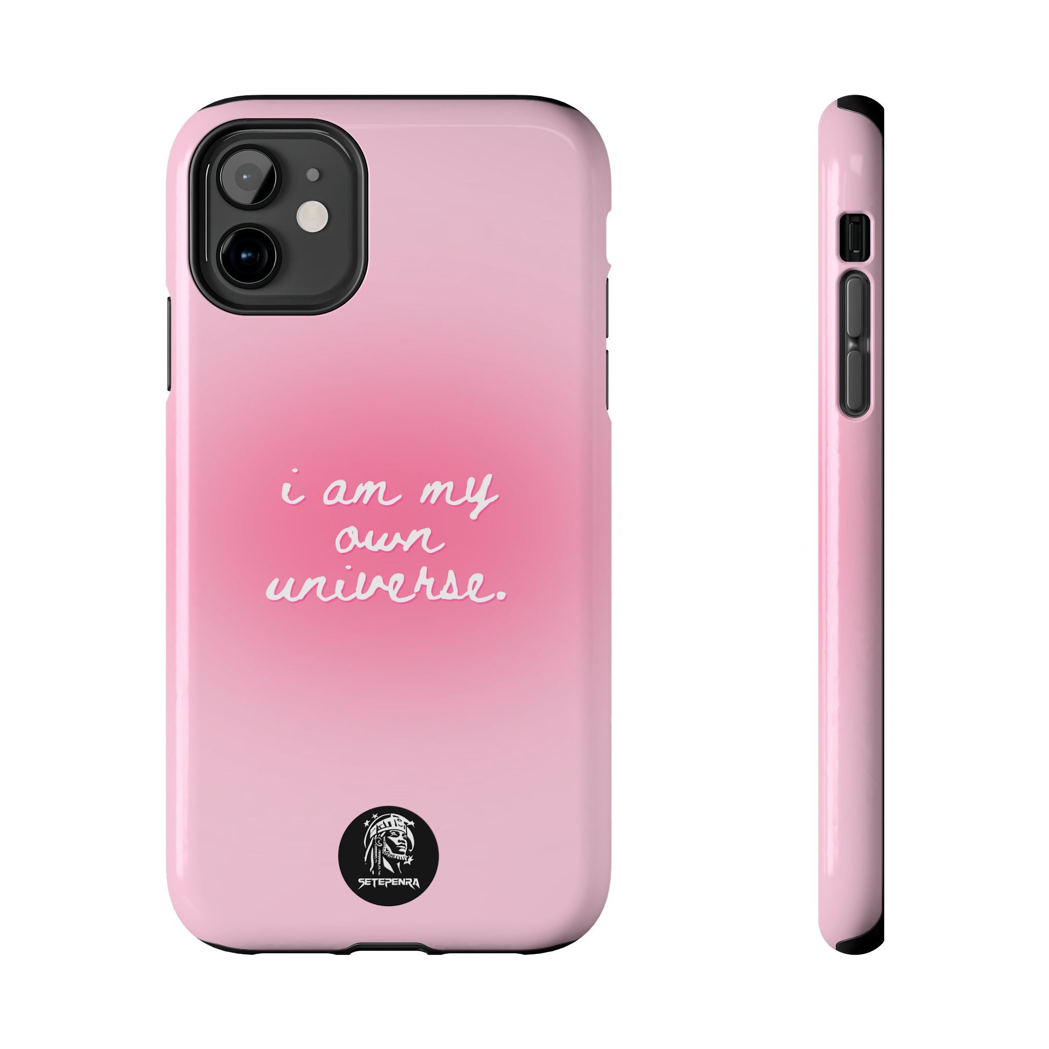 I Am My Own Universe Tough Phone Case (For iPhone, Galaxy & More) - Light Pink SETEPENRA Phone Case.