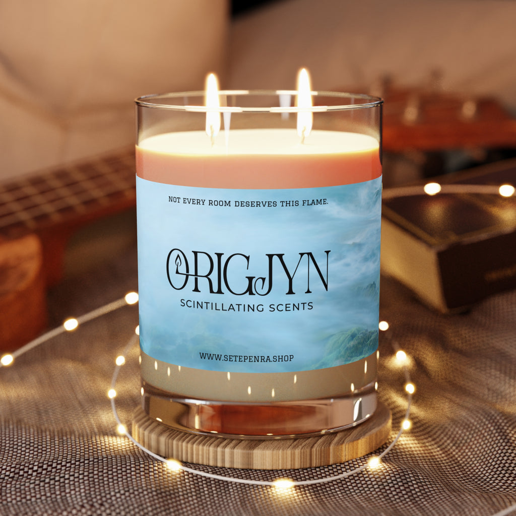 Origjyn Scintillating Scents 11oz Glass Scented Candle – Full Glass, Luxury Home Fragrance
