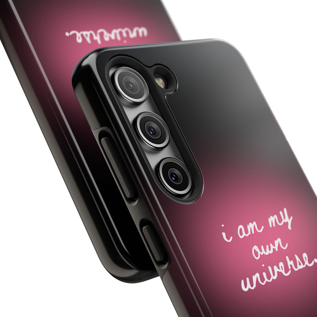 I Am My Own Universe Tough Phone Case (For iPhone, Galaxy & More) - Black