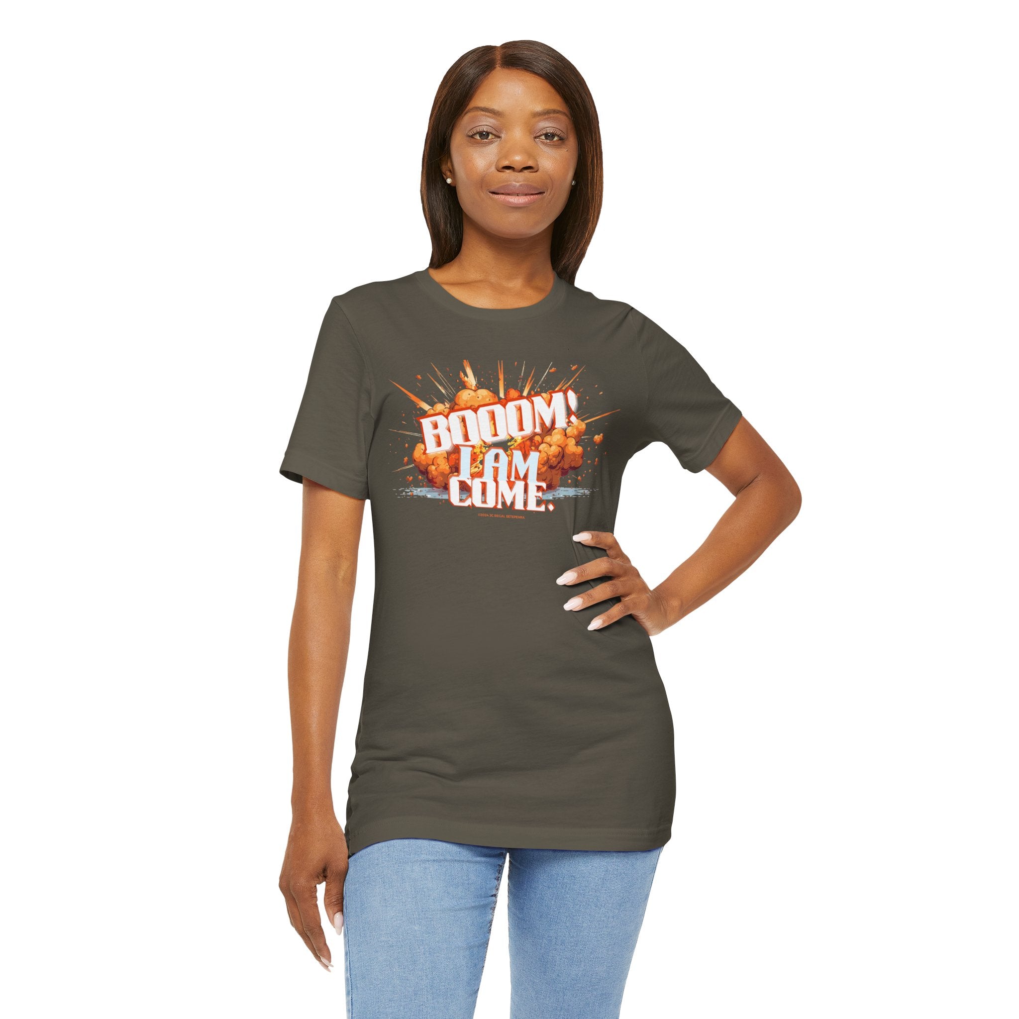 BOOOM! I AM COME Unisex Jersey Short Sleeve Tee