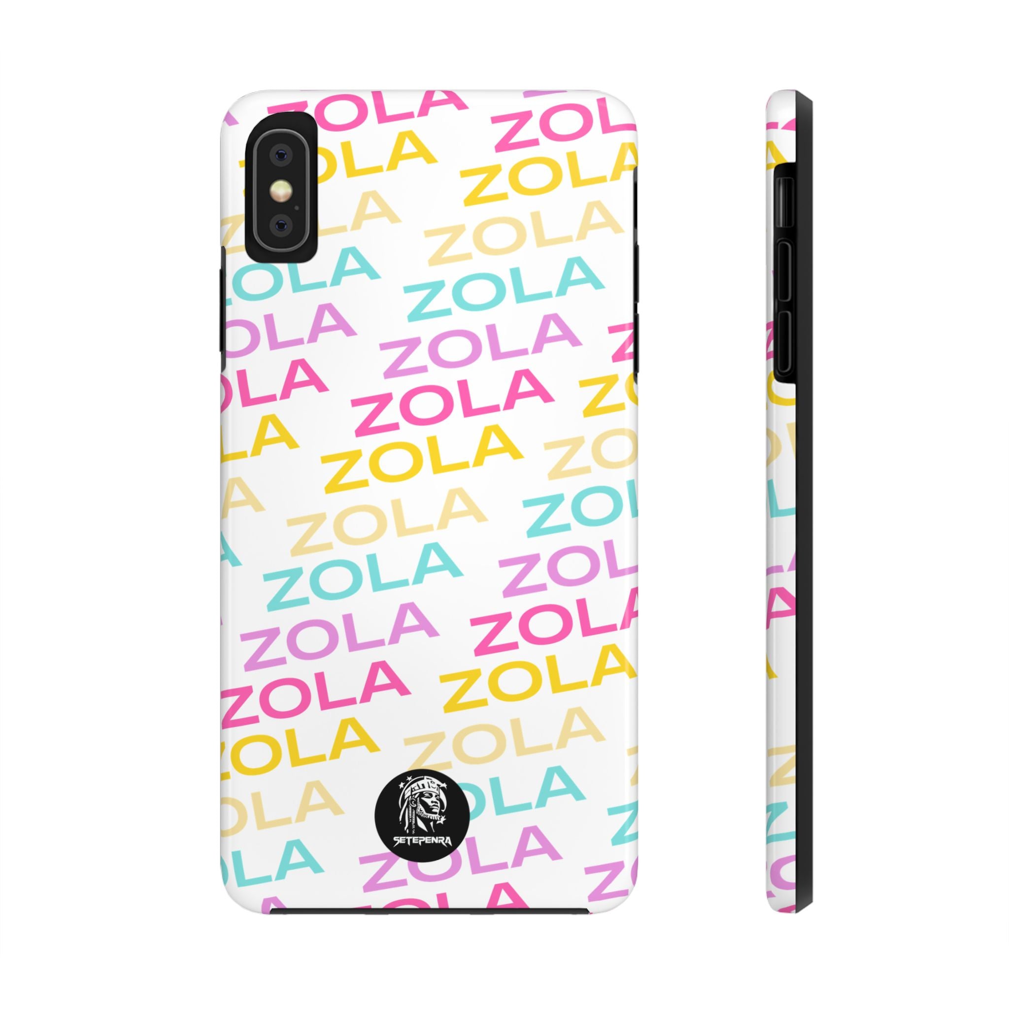Zola Tough Phone Case (For iPhone, Galaxy & More) - White SETEPENRA Phone Case.