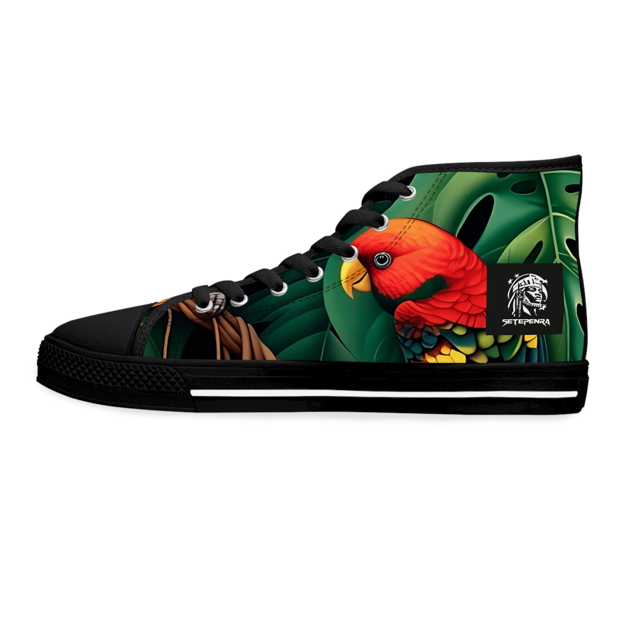 Tri-Parrot Women's High Top Sneakers SETEPENRA Shoes.