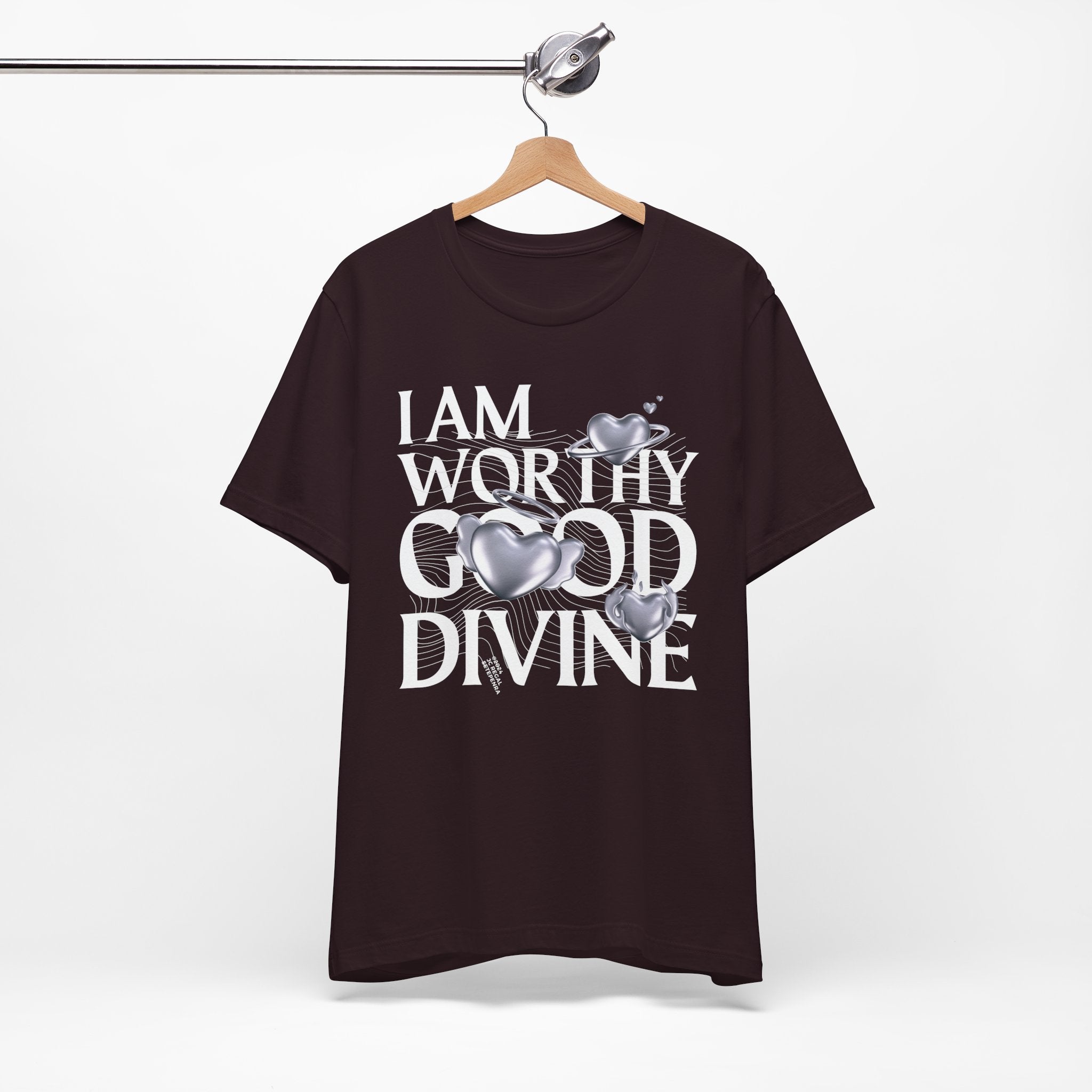 I AM WORTHY GOOD DIVINE Unisex Jersey Short Sleeve Tee