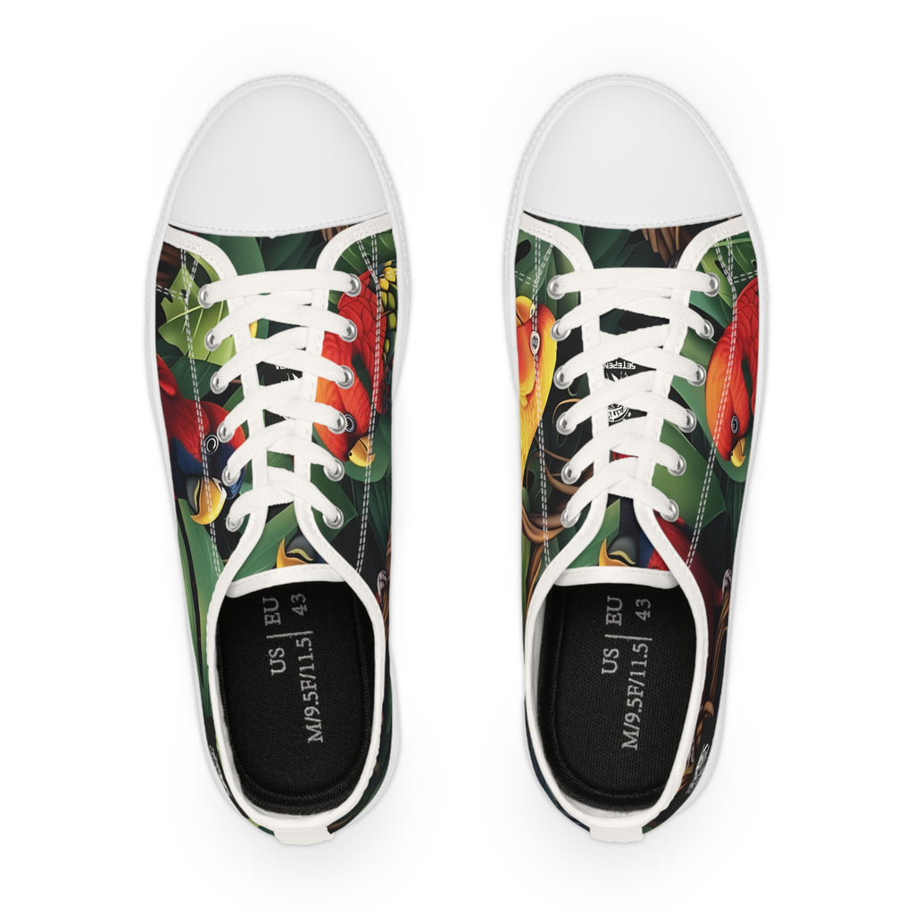 Tri-Parrot Men's Low Top Sneakers SETEPENRA Shoes.