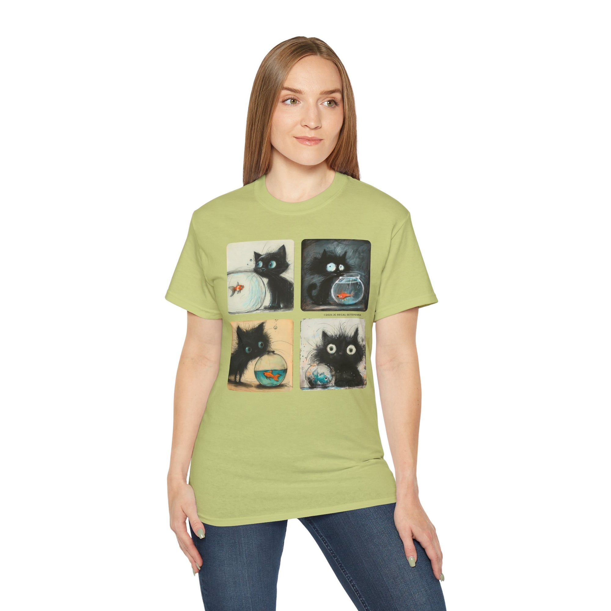 Fishy Kitty Unisex Ultra Cotton Tee