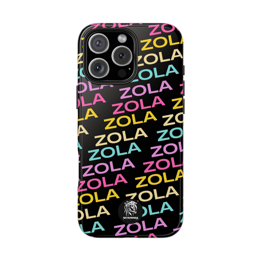 Zola Tough Phone Case (For iPhone, Galaxy & More) - Black SETEPENRA Phone Case.