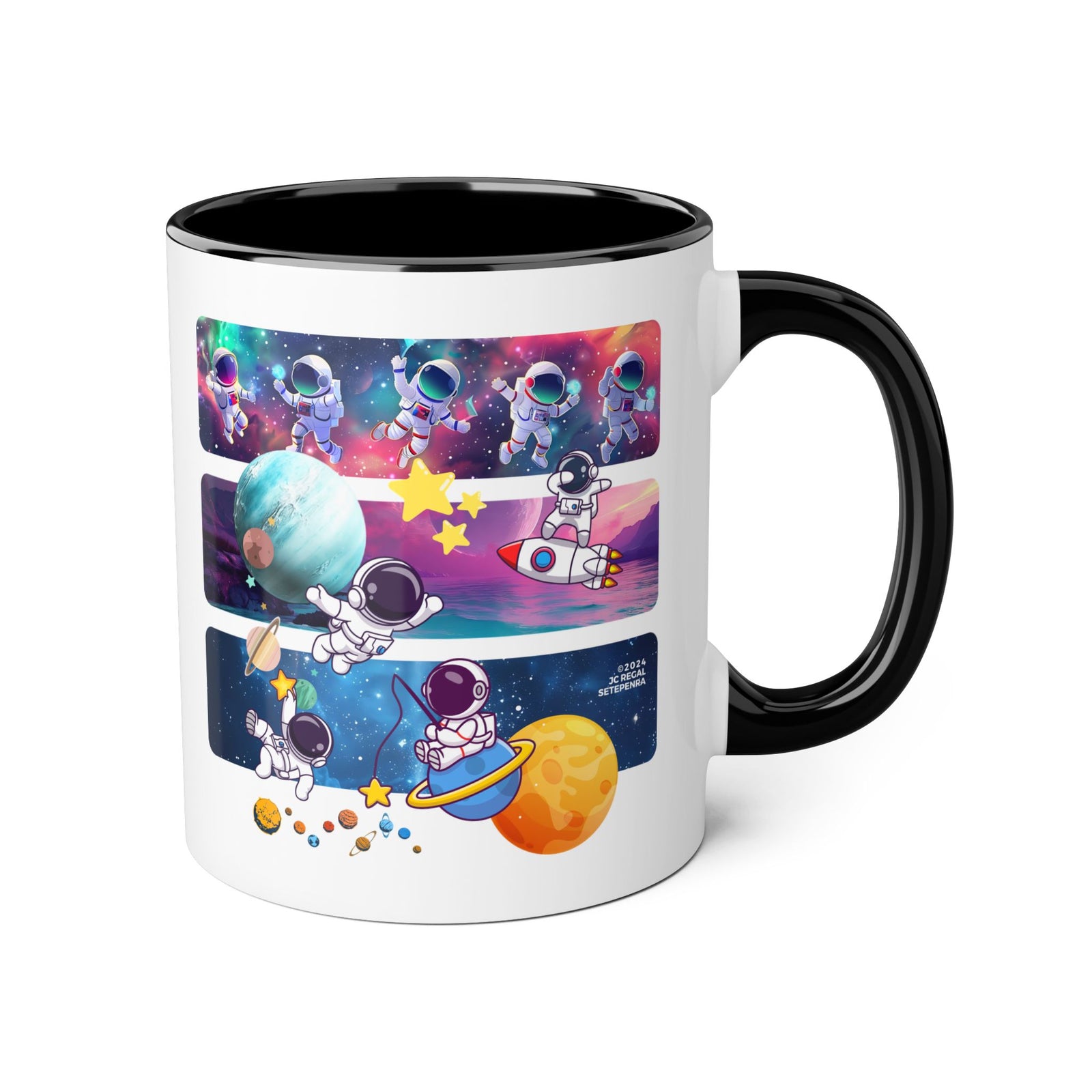 Astro Cosmo (V2.0) Accent Mug, 11oz (Various Colors)