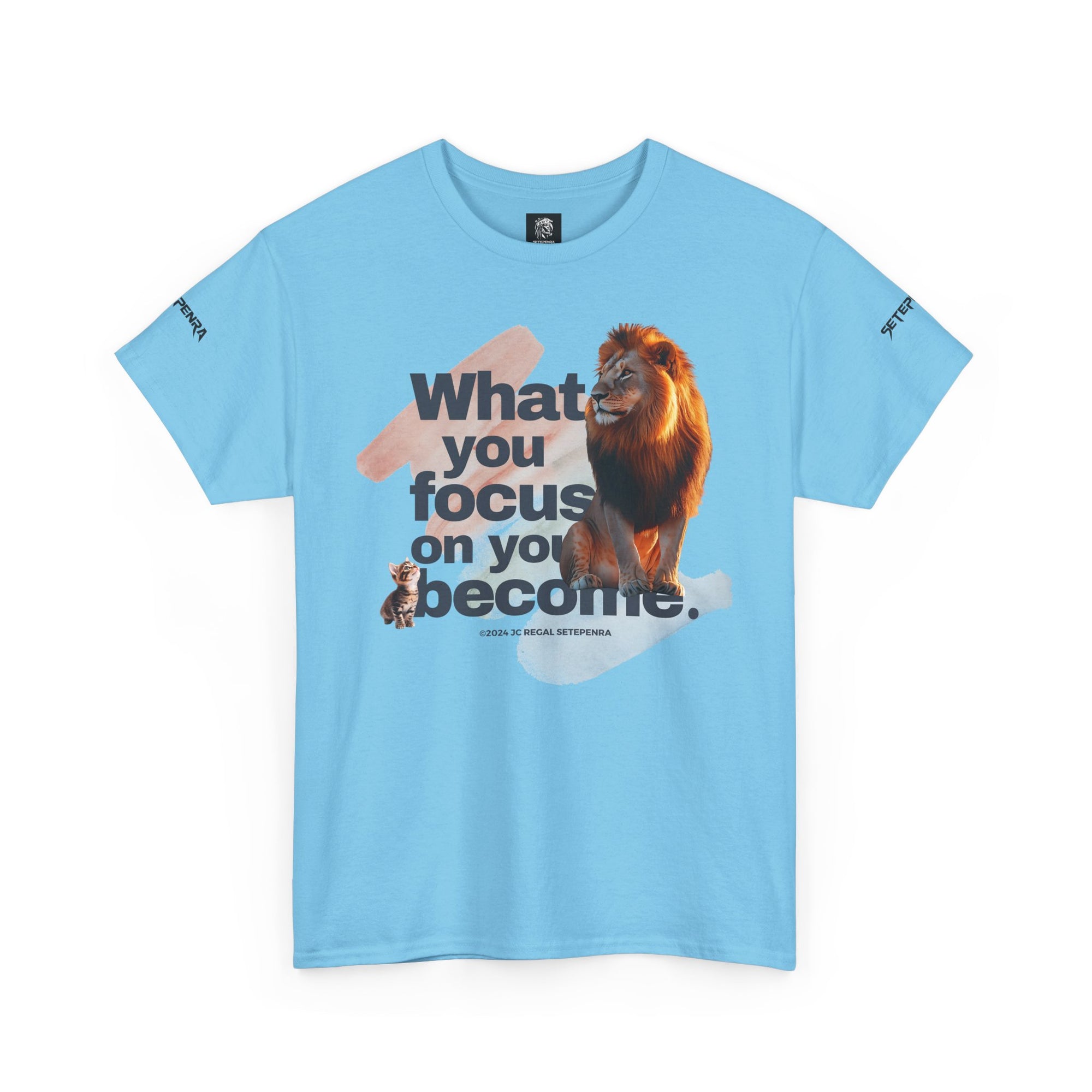 What You Focus On You Become Unisex Heavy Cotton Tee