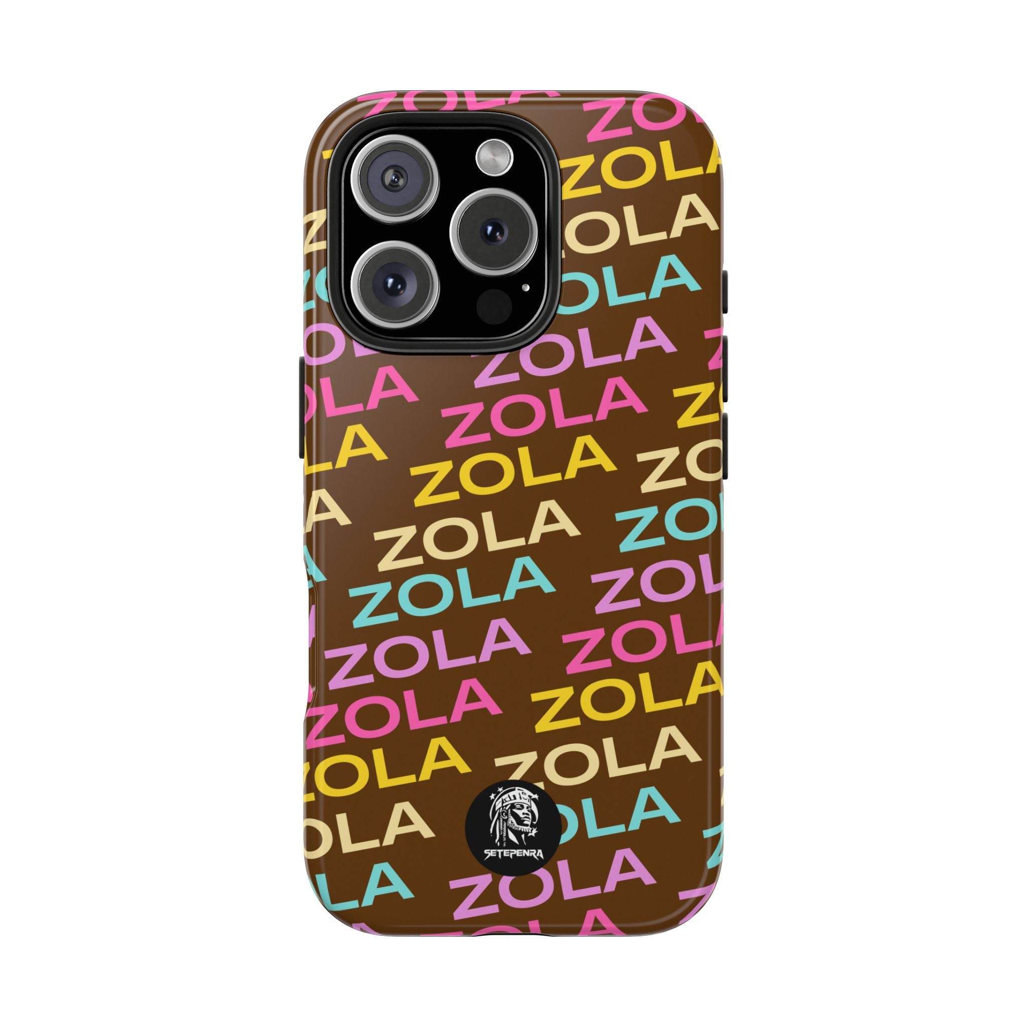 Zola Tough Phone Case (For iPhone, Galaxy & More) - Brown
