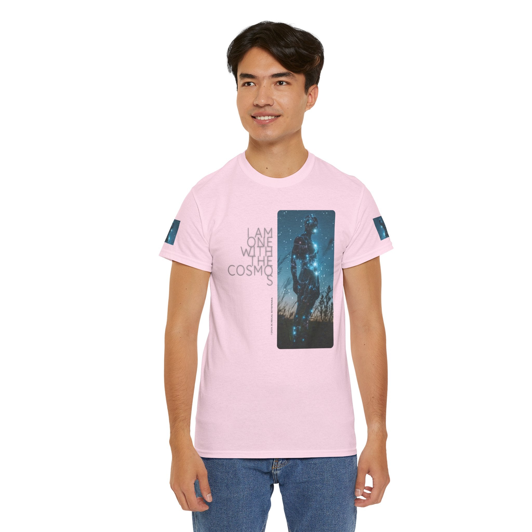 One With The Cosmos Unisex Heavy Cotton Tee